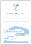 Schwimmstufe
                  Wal - Urkunde A5
